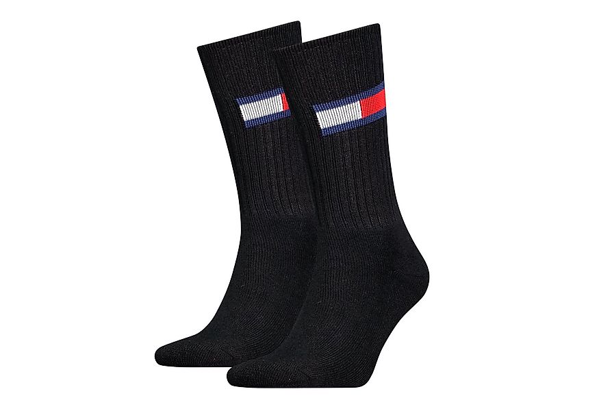 Tommy Hilfiger Socken TH UNI TJ SOCK 2P FLAG (2-Paar, 2 Paar) mit großem Lo günstig online kaufen