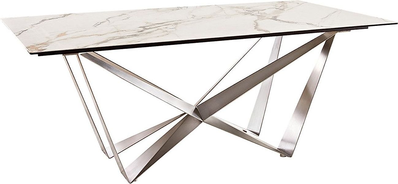 DELIFE Esstisch Edge, Keramik Calacatta Luxe günstig online kaufen