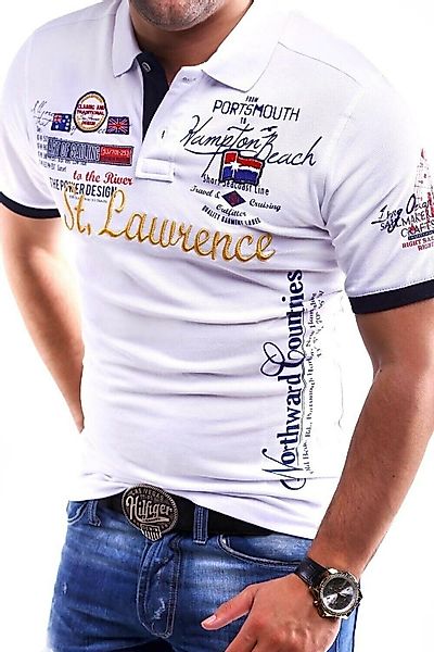 behype Poloshirt LAWRENCE in Piqué-Qualität günstig online kaufen