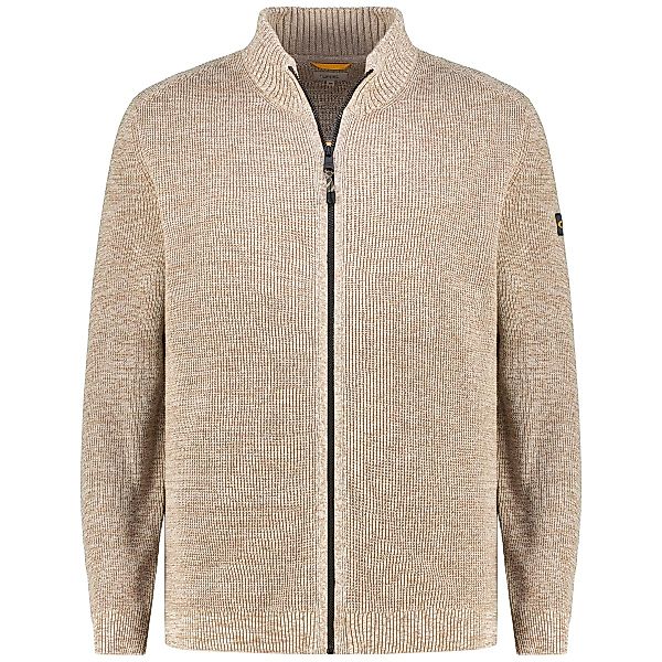 camel active Strickjacke mit Struktur Farbe beige Größe: 4XL günstig online kaufen