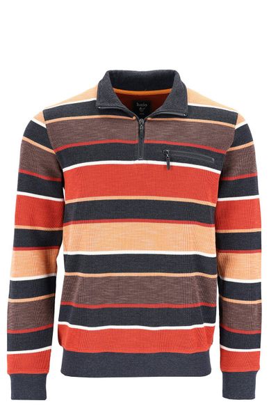 Hajo Sweatshirt Troyer-Sweatshirt mit Streifen in günstig online kaufen