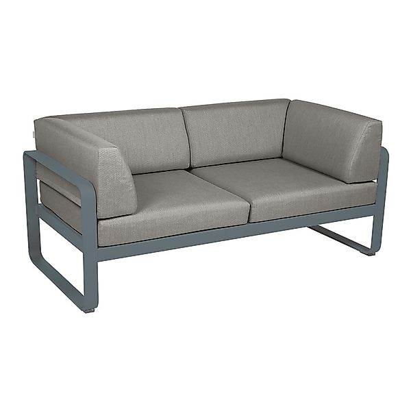 Bellevie 2-Sitzer Club Sofa 26 Gewittergrau B8 Taupegrau günstig online kaufen