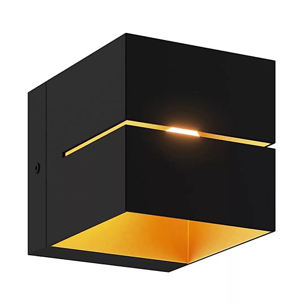 Wandlampe TRANSFER WL 2 BLACK-GOLD 91067-N günstig online kaufen