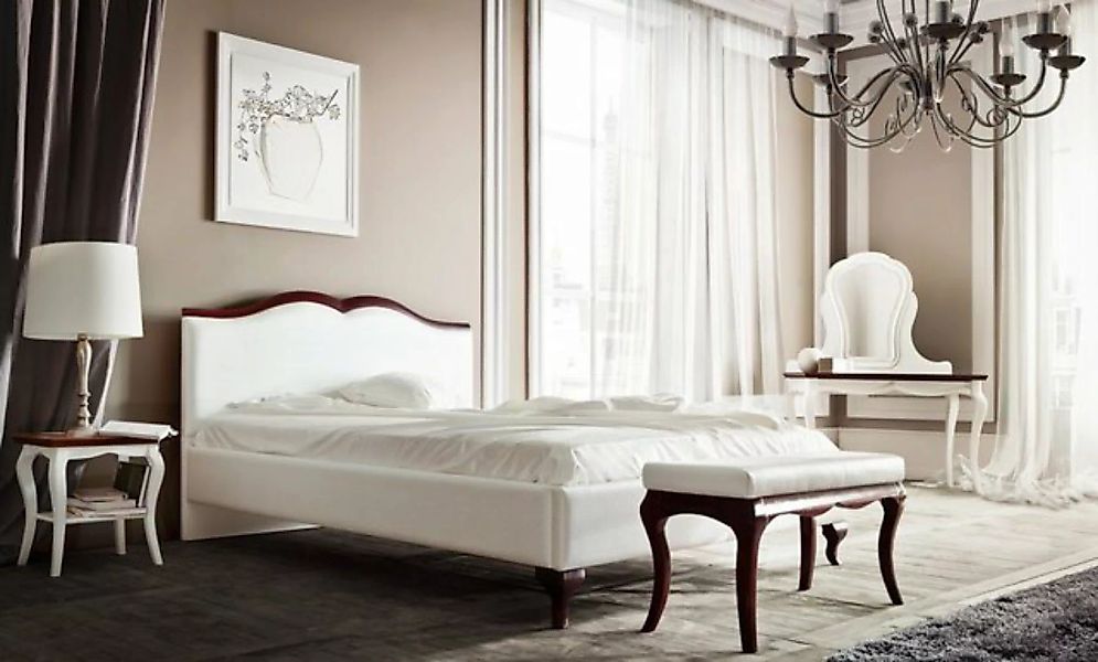 JVmoebel Bett Bett 140x200 Luxus Betten Hotel Zimmer Möbel Holz Bettrahmen günstig online kaufen