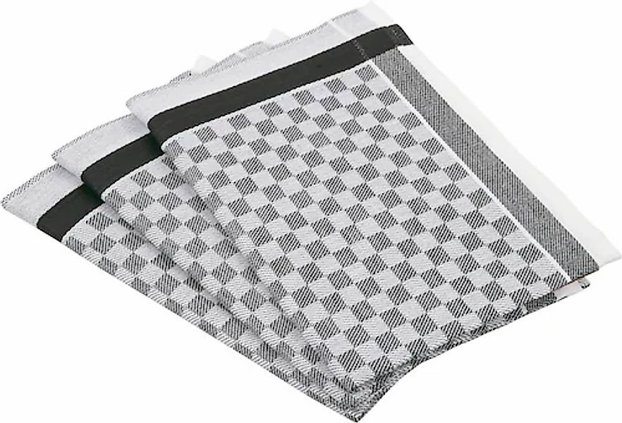 ROSS Geschirrtuch »Exclusiv«, (Set, 3 tlg.), Karofond, 50x70 cm günstig online kaufen