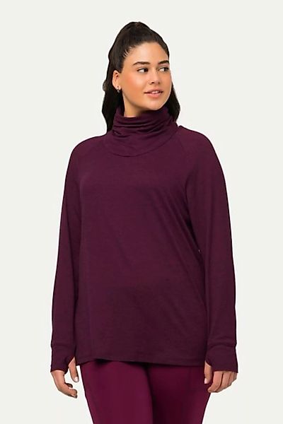 Ulla Popken Sweatshirt Sweater Loop Rundhals Langarm extraweich günstig online kaufen