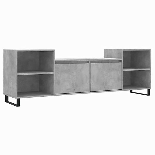 vidaXL TV-Schrank TV-Schrank Betongrau 160x35x55 cm Spanplatte TV-Lowboard günstig online kaufen