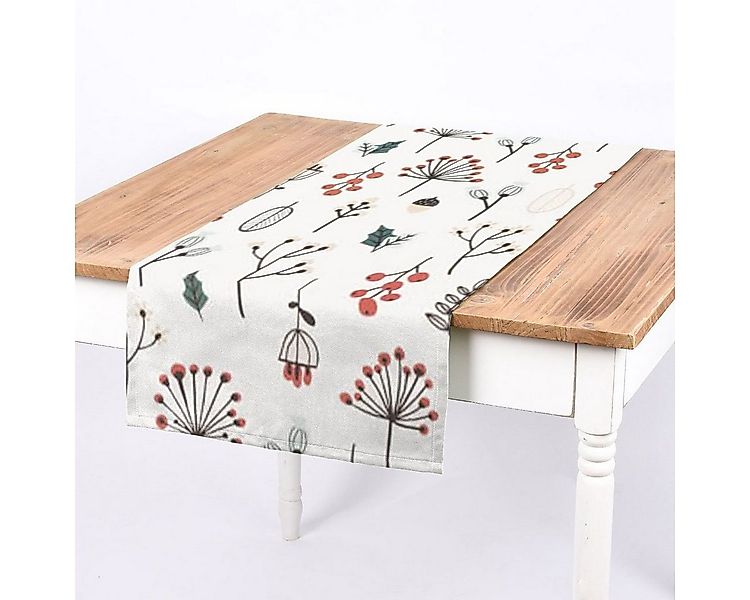 SCHÖNER LEBEN. Tischläufer SCHÖNER LEBEN. Tischläufer Weihnachten Blumen Be günstig online kaufen
