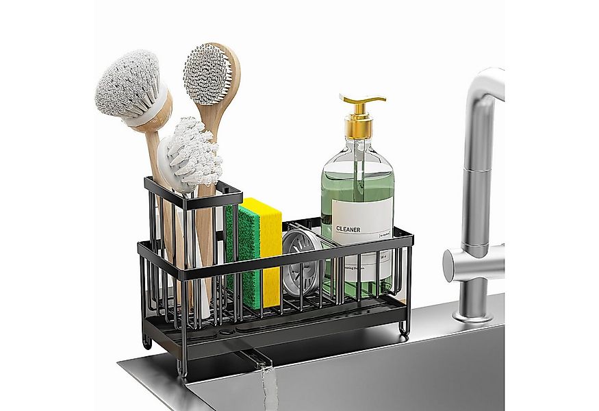 Coonoor Küchenorganizer-Set Spülbecken Organizer Edelstahl mit Handtuchhalt günstig online kaufen