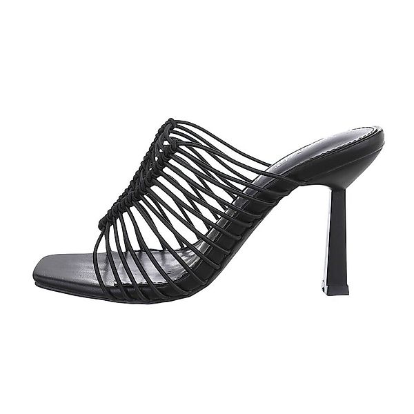 Ital-Design Damen Mules Freizeit Pantolette Pfennig-/Stilettoabsatz günstig online kaufen