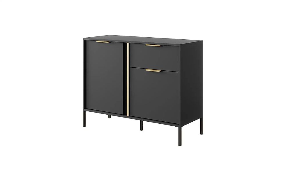 Sideboard  Lars ¦ schwarz ¦ Maße (cm): B: 103 H: 81 Kommoden & Sideboards > günstig online kaufen