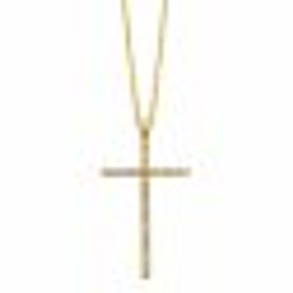 Anhänger mit Kette 925/- Sterling Silber vergoldet mit Anhänger Kreuz günstig online kaufen