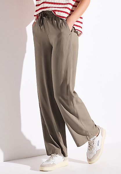 STREET ONE Stoffhose Elastikbund mit Tunnelzug günstig online kaufen