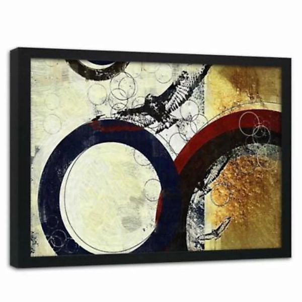 FEEBY® Kunst Abstraction Circles Leinwandbilder bunt Gr. 60 x 40 günstig online kaufen