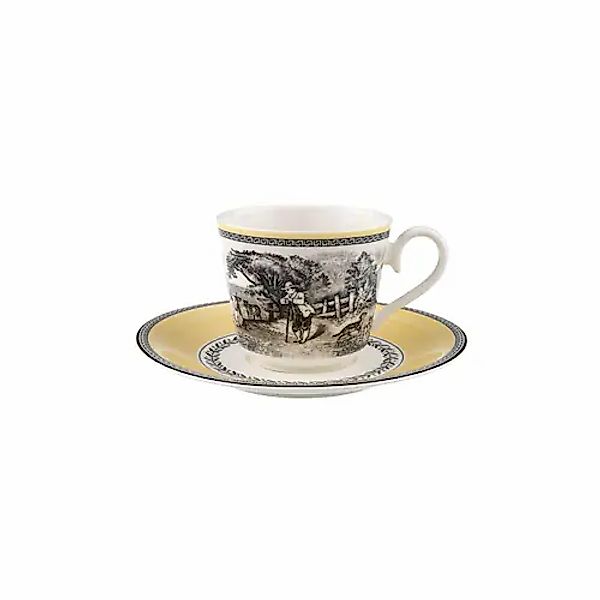 Villeroy & Boch Tasse »Frühstückstasse mit Untertasse Audun Ferme 350 ml bu günstig online kaufen