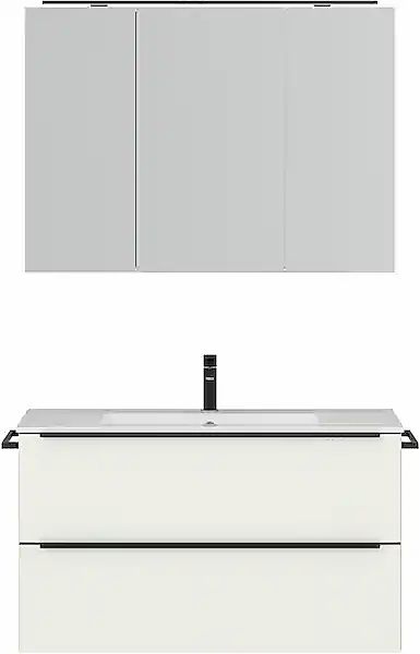nobilia® Badmöbel-Set »Levere« vormontiert, mit Soft-Close, 2 Stk. tlg. günstig online kaufen