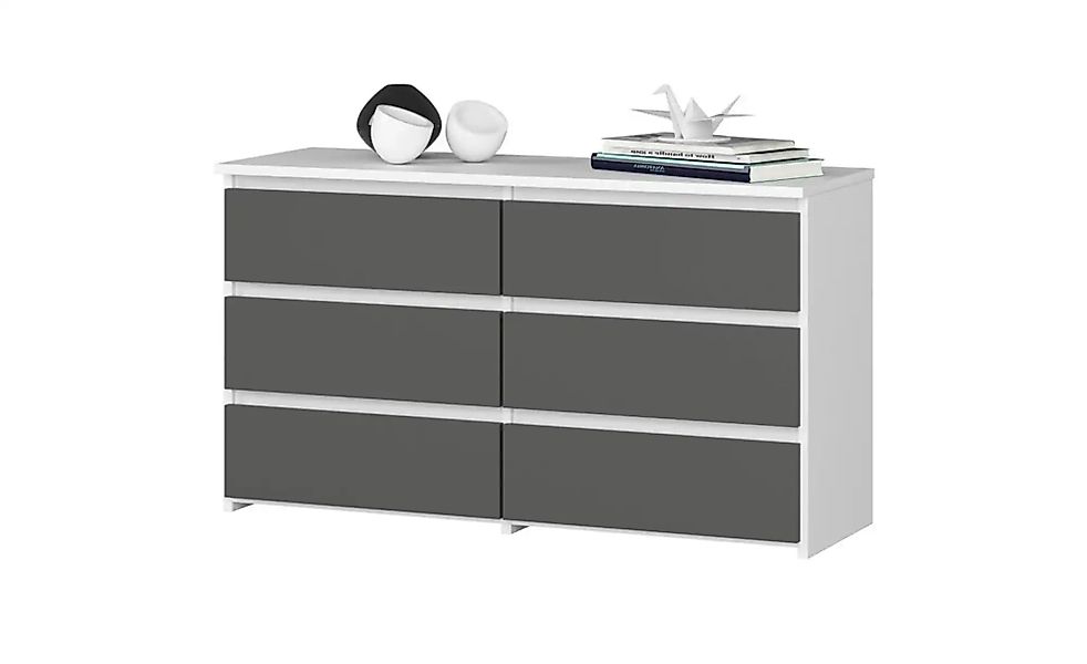 Kommode  Carla ¦ grau ¦ Maße (cm): B: 100 H: 57 Kommoden & Sideboards > Kom günstig online kaufen