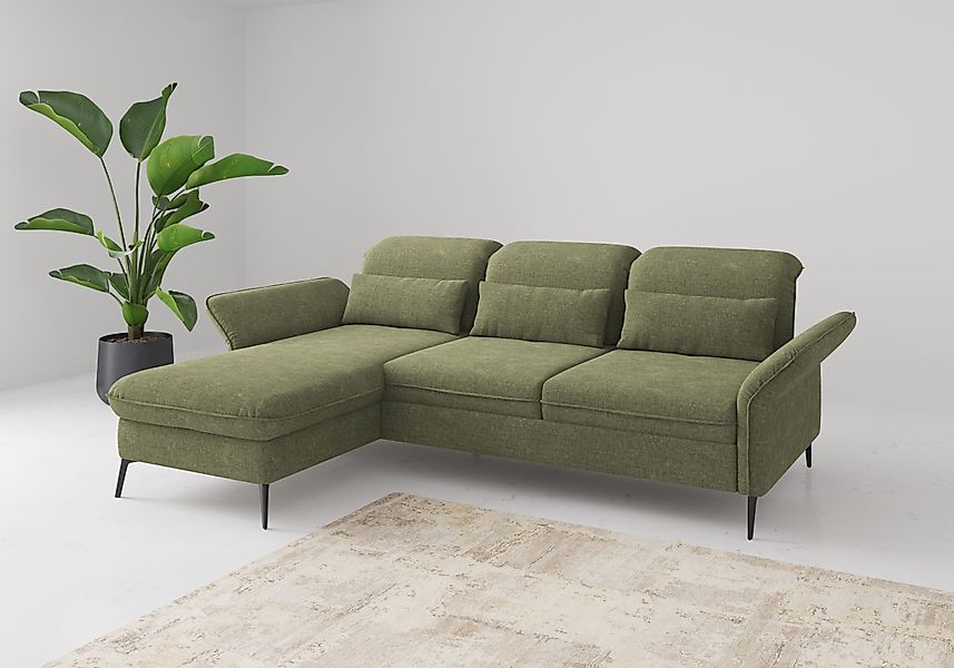 sit&more Ecksofa »Emely, inkl. Sitztiefenverstellung«, wahlweise mit Bettfu günstig online kaufen