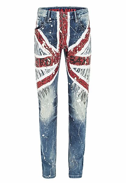 Cipo & Baxx 5-Pocket-Jeans "Jeans", mit coolem Print günstig online kaufen