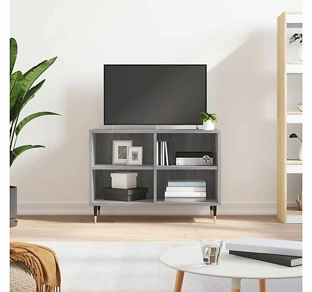 furnicato TV-Schrank Grau Sonoma 69,5x30x50 cm Holzwerkstoff günstig online kaufen