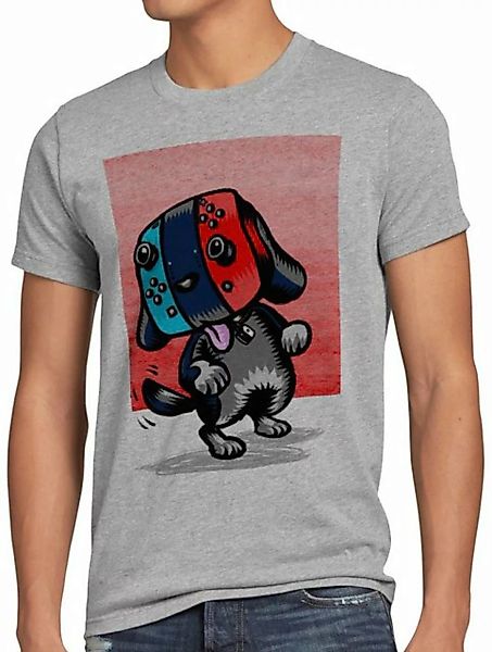 style3 Print-Shirt Herren T-Shirt Switch Hund pro gamer konsole joy-con günstig online kaufen