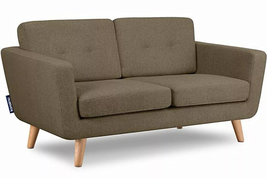 Konsimo 2-Sitzer TAGIO II Sofa 2 Personen, hergestellt in der EU, mit Stepp günstig online kaufen