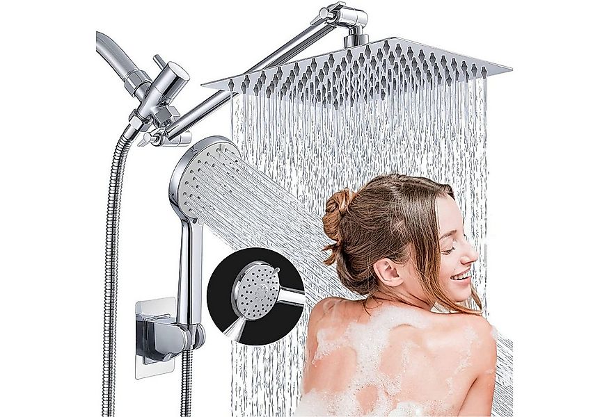 Refttenw Brausegarnitur Duschkopf Kombination Regenduschkopf Handbrause, 5 günstig online kaufen