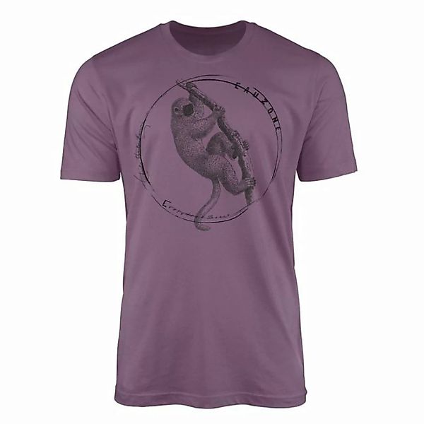 Sinus Art T-Shirt Evolution Herren T-Shirt Langschwanz Affe günstig online kaufen