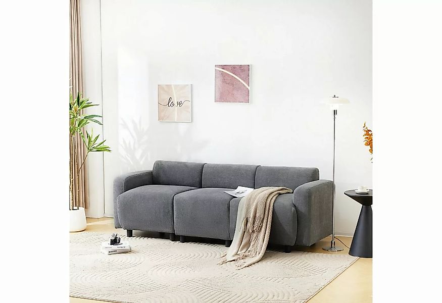 BlingBin Loungesofa 3 Sitzer Sofa Couch Polstermöbel Wohnzimmersofa, 1er Se günstig online kaufen