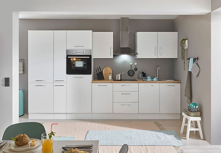 BASIC by Balculina Küchenzeile "Turin", Breite 360 cm, wahlweise mit E-Gerä günstig online kaufen