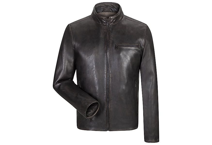 Milestone Lederjacke Nilo Herrenjacke mit Fütterung aus Lammnappa Leder günstig online kaufen