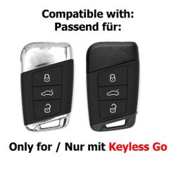 mt-key Schlüsseltasche Autoschlüssel Hardcover Schutzhülle Metallic günstig online kaufen