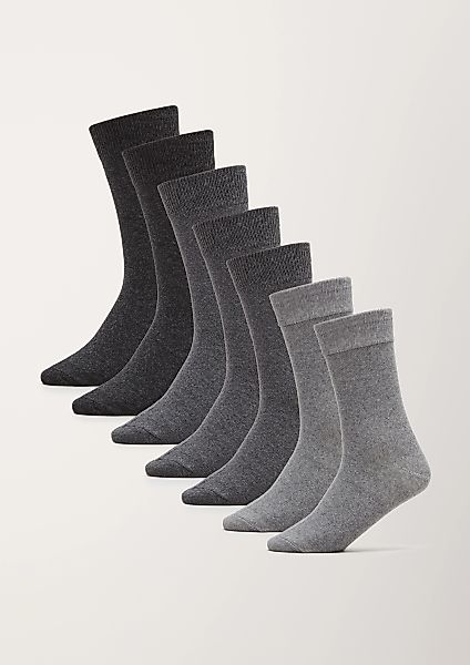 s.Oliver Sneakersocken "essentials", (7 Paar), mit nahtlosem Zehenbereich günstig online kaufen