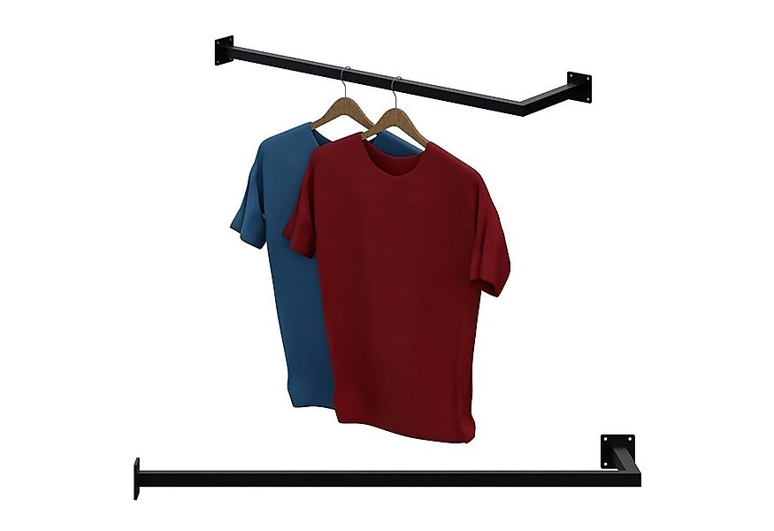 HAGO Kleiderstange Garderobenstange Kleiderstange Garderobe Halter Kleiders günstig online kaufen