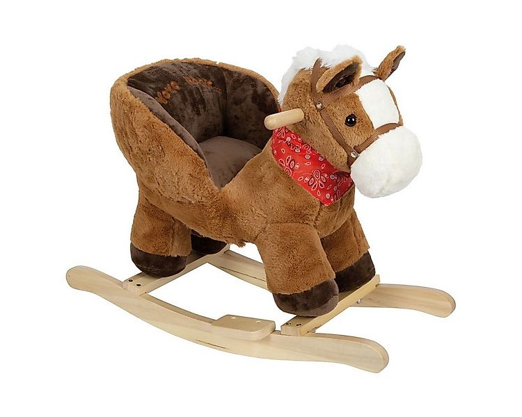 Small Foot Schaukeltier Braun, Schaukelpferd mit Sitzschale und Sound günstig online kaufen