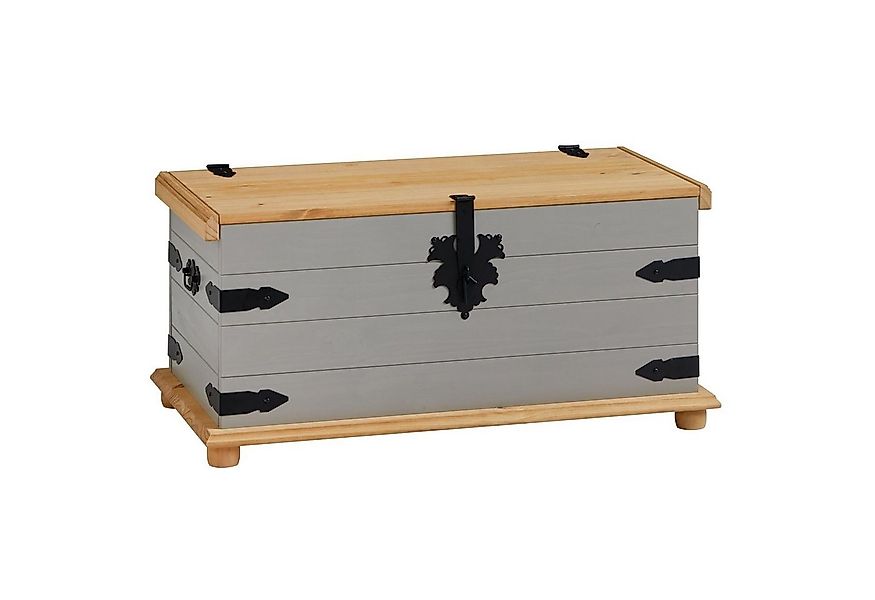 IDIMEX Truhe TEQUILA, Aufbewahrungstruhe Holztruhe mit Zierbeschlägen aus m günstig online kaufen