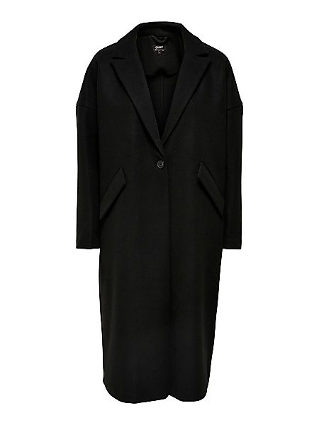 ONLY Langer Mantel Damen Schwarz günstig online kaufen