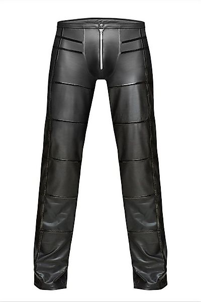 Noir Handmade Men Lederimitathose Noir Handmade Men Schwarze lange Hose H02 günstig online kaufen