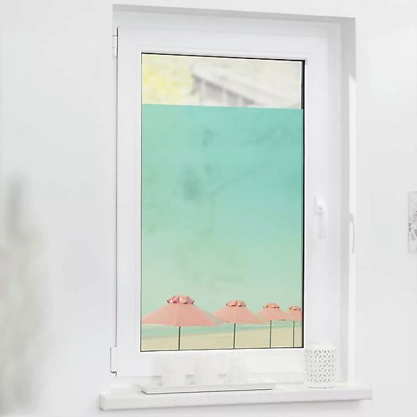 LICHTBLICK Fensterfolie Meer türkis rosa B/L: ca. 100x180 cm günstig online kaufen