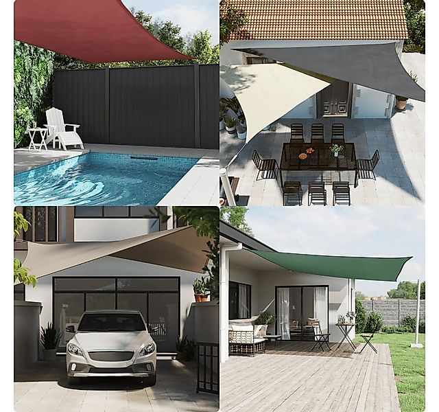 vidaXL Sonnensegel Sonnensegel Oxford-Gewebe Rechteckig 2x4 m Blau, (1-tlg) günstig online kaufen