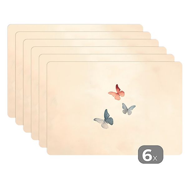 MuchoWow Platzset Schmetterlinge - Minimalistisch - günstig online kaufen