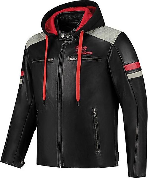 Rusty Stitches Motorradjacke Jari Hooded V2 Motorrad Lederjacke protektoren günstig online kaufen