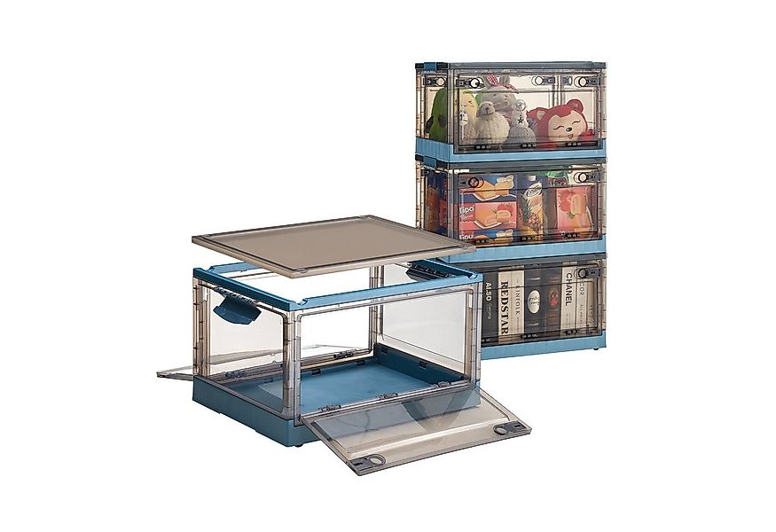 Zedelmaier Aufbewahrungsbox faltbare und stapelbare Aufbewahrungsbox mit De günstig online kaufen