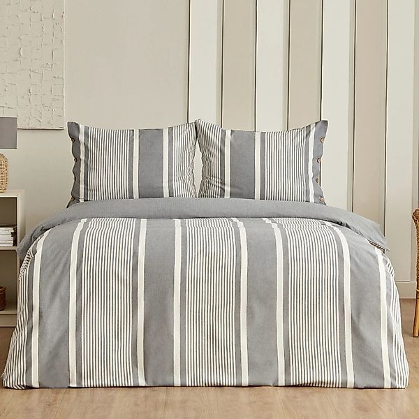 Karaca Bettwäsche Fennel Doppelbett-Bettwäsche-Set mit Färbetechnologie günstig online kaufen