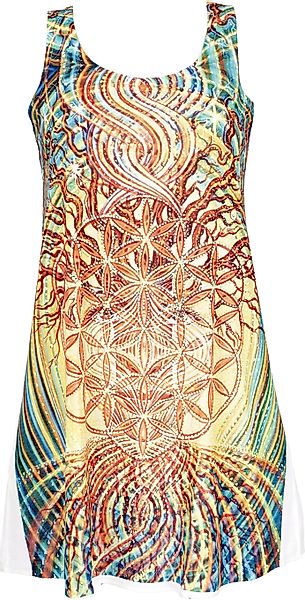 Guru-Shop Midikleid Boho Minikleid, Hippiekleid mit günstig online kaufen