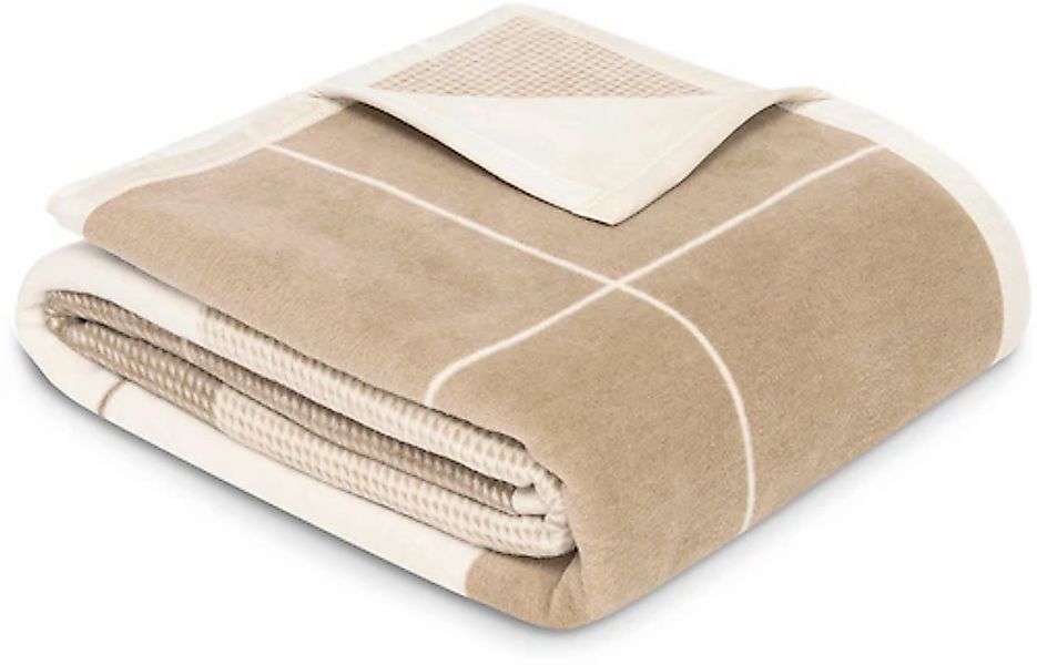 IBENA Wohndecke »Wohndecke Amalfi«, im zeitlosen Karo-Design günstig online kaufen
