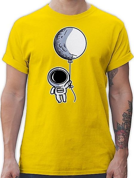 Shirtracer T-Shirt Astronaut mit Luftballon Nerd Geschenke günstig online kaufen