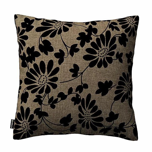 Kissenhülle Mia, beige-schwarz, 60 x 60 cm, Living II (162-11) günstig online kaufen