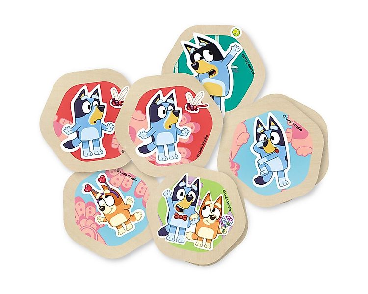 Bluey Lernspielzeug Memory Unisex Kinder, Gesellschaftsspiel, Familienspiel günstig online kaufen