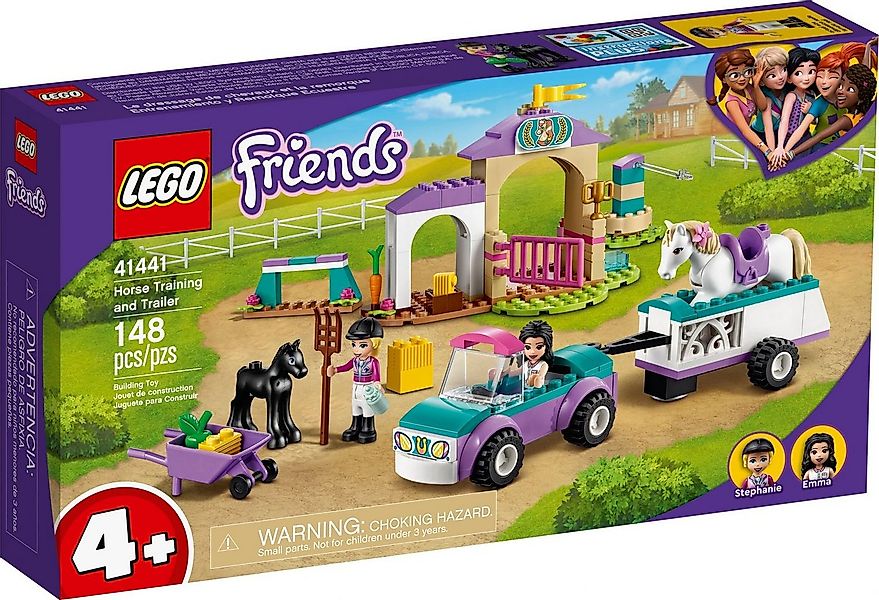 LEGO® LEGO® Friends 41441 Trainingskoppel und Pferdeanhänger Konstruktionss günstig online kaufen